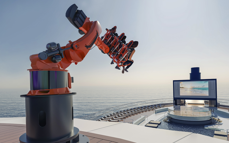 Robotron: la nueva atracción inmersiva a bordo de MSC Seascape